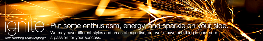 Put some enthusiasm, energy, and sparkle on your side. We may have different styles and areas of expertise, but we all have one thing in common: a passion for your success.